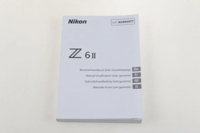 Nikon Anleitung für Z 6 II