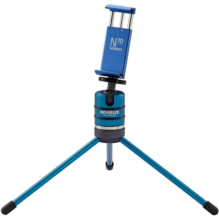 Novoflex Ministativ P mit Stativkopf Ball 19 und Smartphoneklemme
