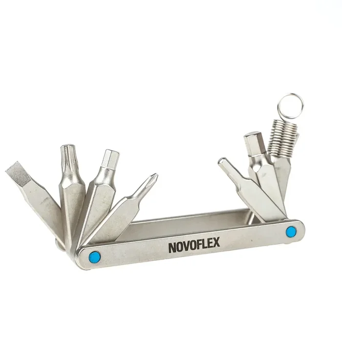 Novoflex Multi-Tool Mini Werkzeug mit 8 Funktionen