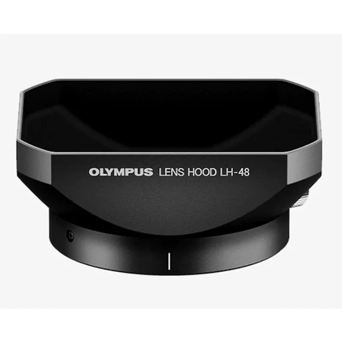 OM System LH-48 Gegenlichtblende Schwarz Metall