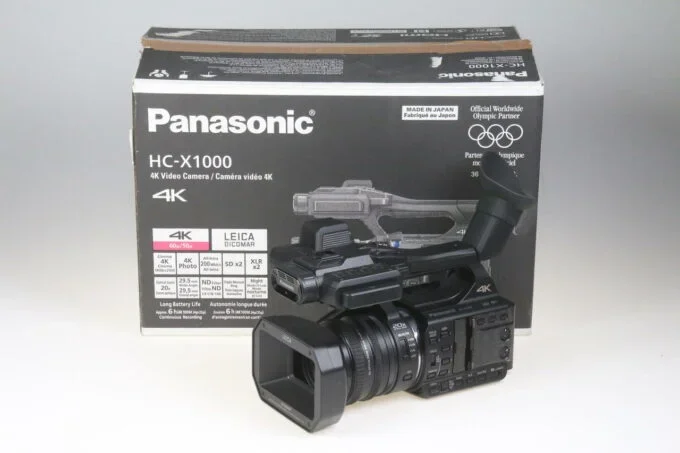 Panasonic HC-X1000E 4K Video Kamera – #001123