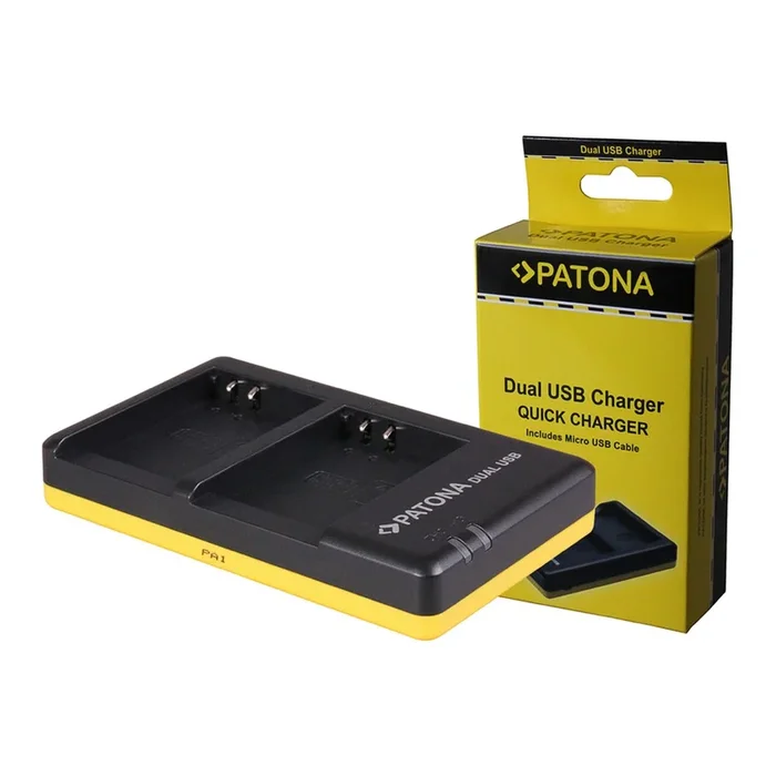 Patona Dual USB Schnell-Ladegerät Olympus PS-BLN 1