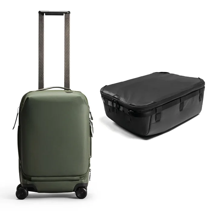 Peak Design Roller Pro Creator Bundle Sage (Rollkoffer + Camera Cube XL)