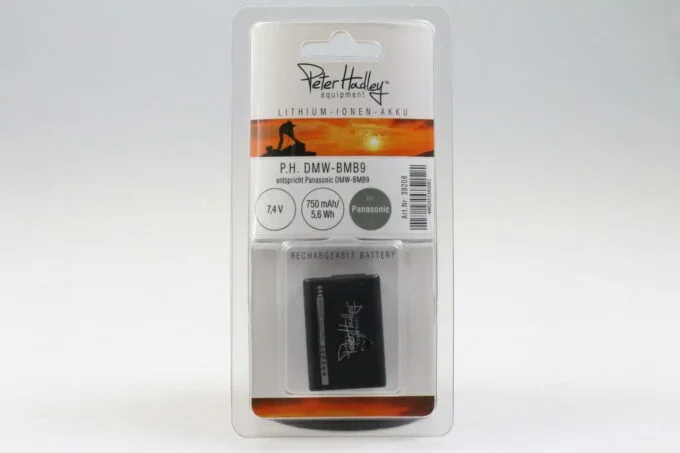 Peter Hadley BMB9 Akku wie Panasonic DMW-BMB9