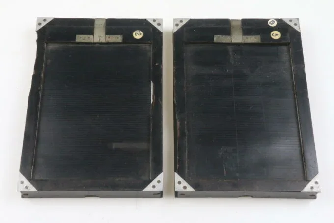 Planfilmkassetten 9×12 / 2 Stück
