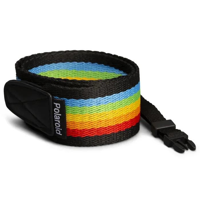 Polaroid Camera Strap Flat, bunt-schwarz