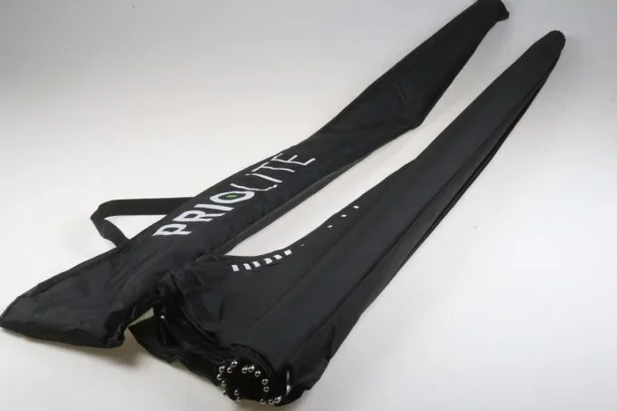 Priolite Schirm silber/schwarz 180cm