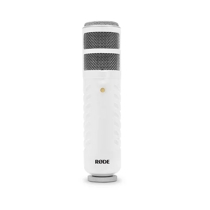 Rode Podcaster Mark II in Weiß