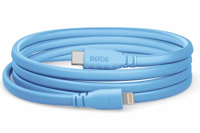 Rode SC19-B USB-C auf Lightning Kabel, 150 cm, blau