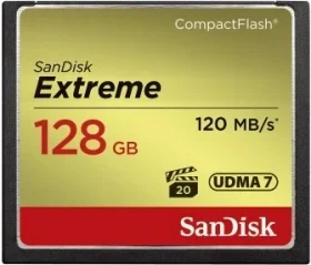 SANDISK CF-Card 128GB Extreme (120/85MB/s)