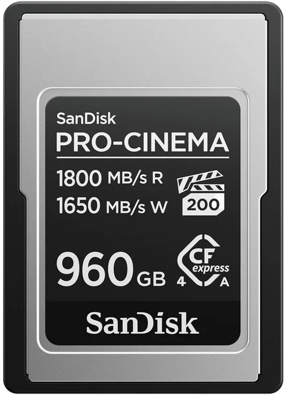 SanDisk Pro Cinema CFexpress Card Type A 960GB