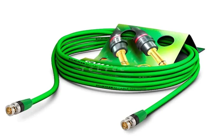 SC-VECTOR PLUS Koaxkabel grün, 1m