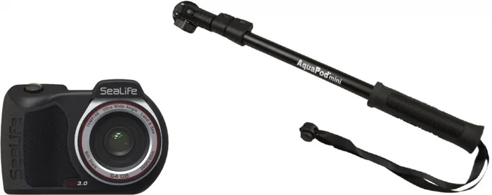 SeaLife Micro 3.0 Unterwasser-Kamera 64GB + Selfie Stick