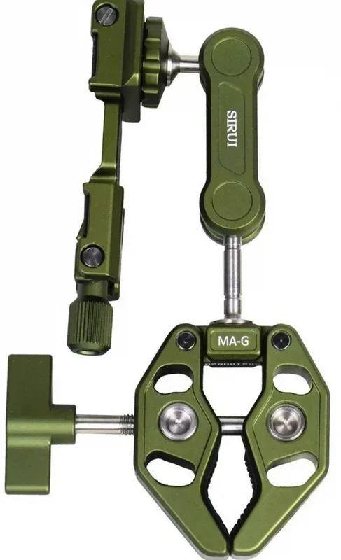 SIRUI MA-G Crab Clamp mit Magic Arm und Smartphone Halterung Grün