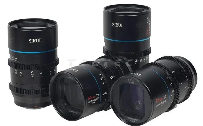 SIRUI Mars Anamorphic Set (24mm/35mm/50mm/75mm) – MFT-Mount