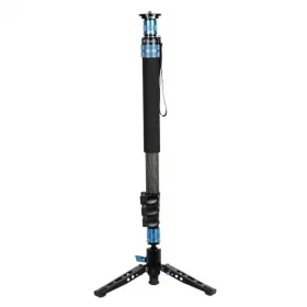 SIRUI P-424FL+VH-10 Multifunction Einbeinst. Carbon mit Videoneiger VH-10