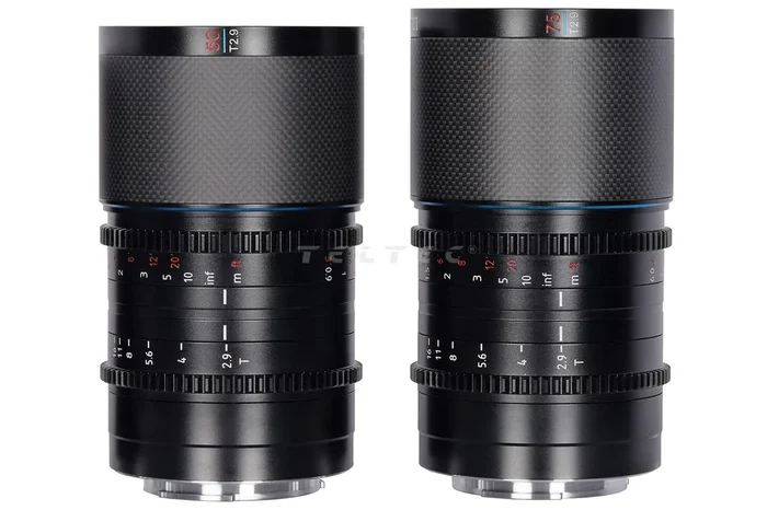 SIRUI Saturn 50 mm & 75 mm T2.9 1.6x anamorphes Vollformat-Objektiv L-Mount Set (Neutral Flare)