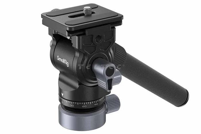 SmallRig 4170B Fluidkopf Mount-Platte mit Nivelliersockel CH20