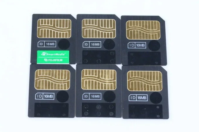 Smartmedia Speicherkarte 16MB – 6 Stück