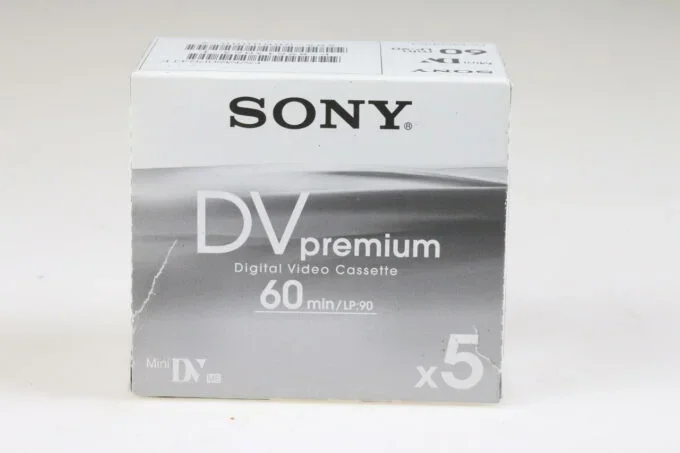 Sony Mini DV premium Digital Video Cassette 60min. – 5 Stück