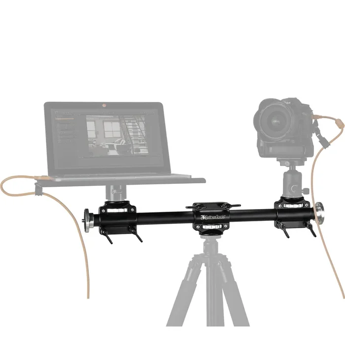 Tether Tools Rock Solid Tripod Crossbar Querträger & Auslegearm mit 2 Montageschlitten