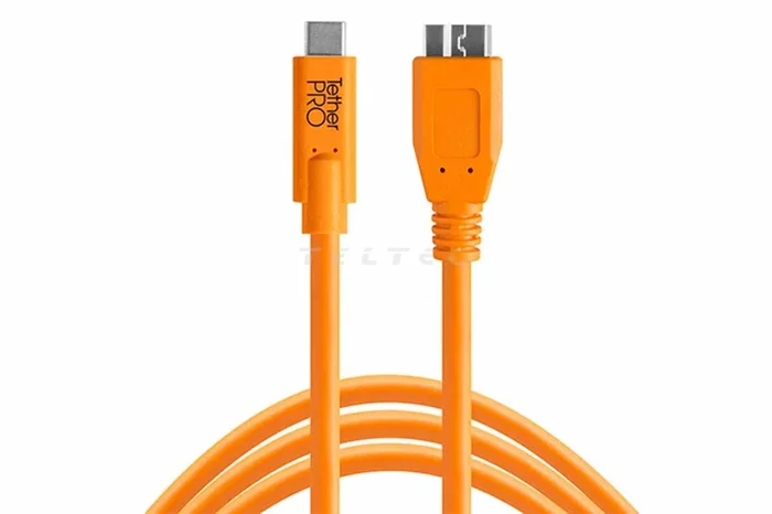 Tether Tools USB-C zu 3.0 Micro-B 4,6 m – Orange