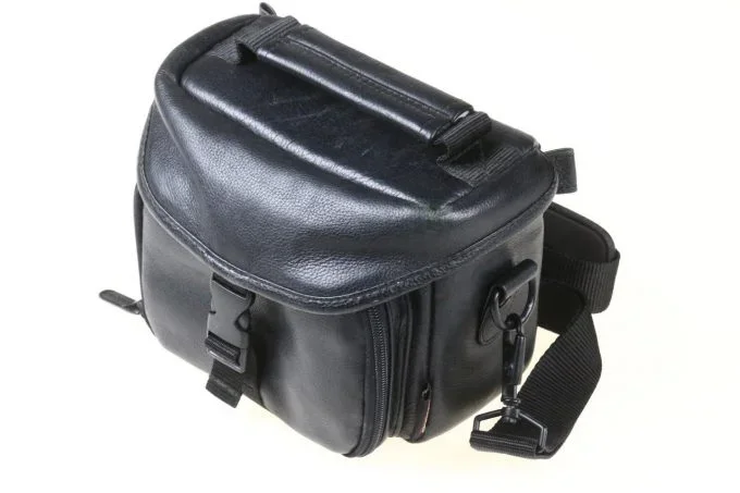 Vanguard Ledertasche / schwarz