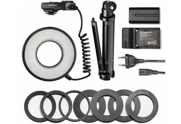 walimex pro Macro LED Ringlicht DSR 232 Set