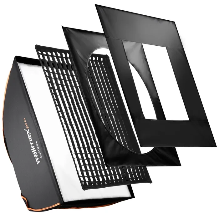 Walimex pro Softbox PLUS Orange Line 75×150
