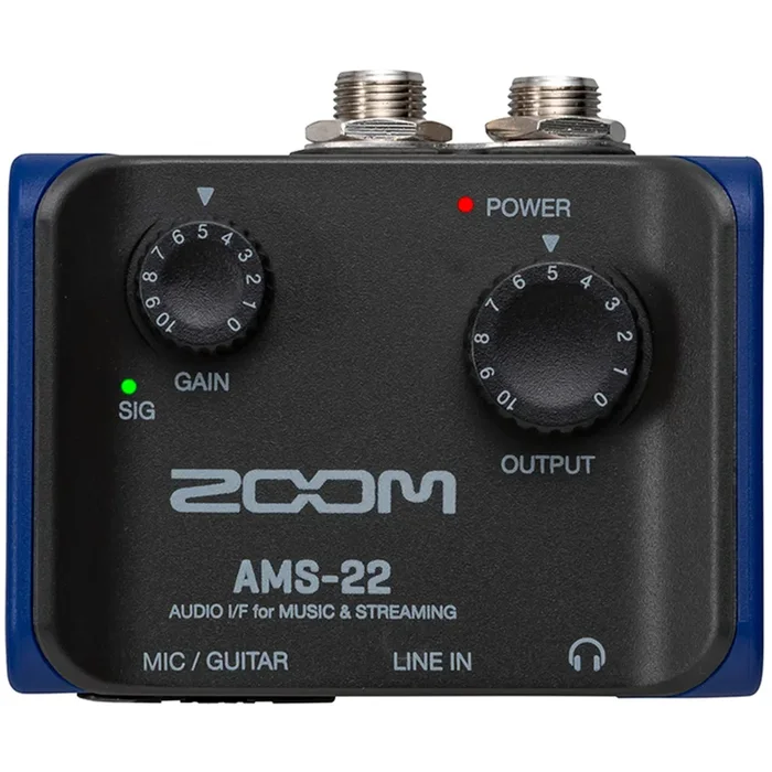 Zoom AMS-22 Audio Interface für Musik und Streaming